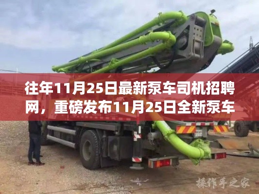 最新泵车司机招聘网发布，驾驭未来驾驶之旅启程