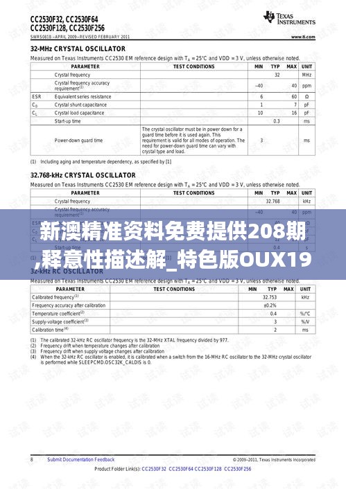 新澳精准资料免费提供208期,释意性描述解_特色版OUX19.81