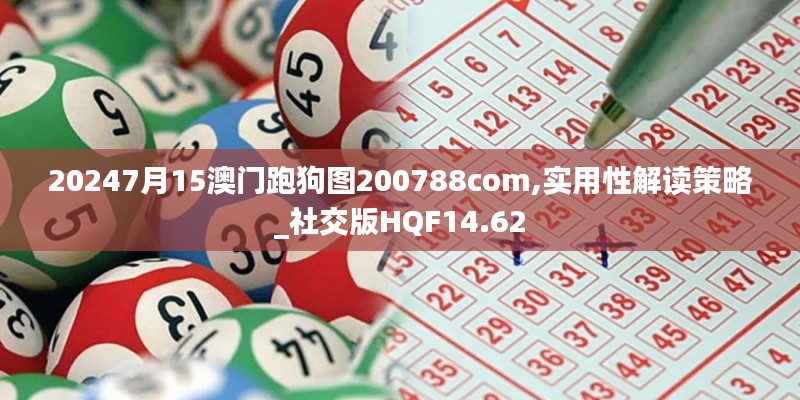 20247月15澳门跑狗图200788com,实用性解读策略_社交版HQF14.62