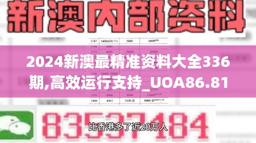 2024新澳最精准资料大全336期,高效运行支持_UOA86.814Phablet