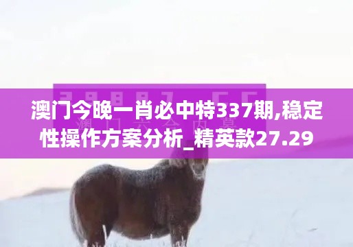 澳门今晚一肖必中特337期,稳定性操作方案分析_精英款27.292-6
