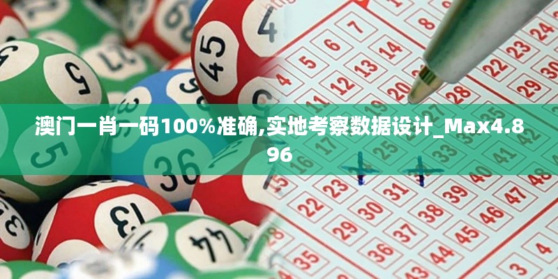澳门一肖一码100%准确,实地考察数据设计_Max4.896