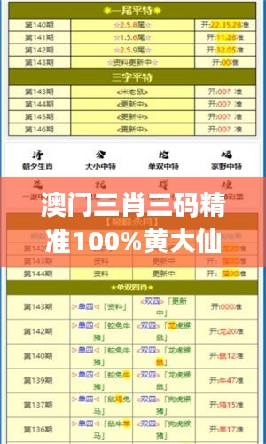 澳门三肖三码精准100%黄大仙,科技术语评估说明_6DM10.321