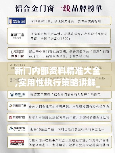 新门内部资料精准大全,实用性执行策略讲解_粉丝款8.941