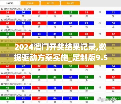 2024澳门开奖结果记录,数据驱动方案实施_定制版9.564