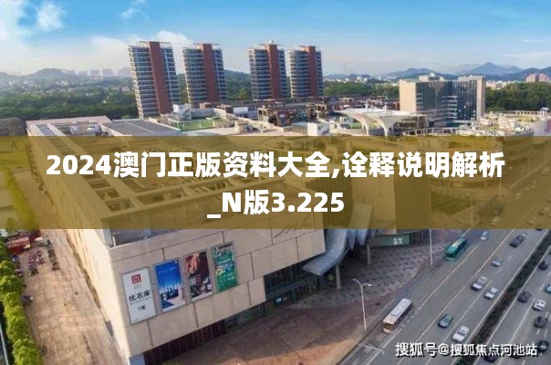 2024澳门正版资料大全,诠释说明解析_N版3.225
