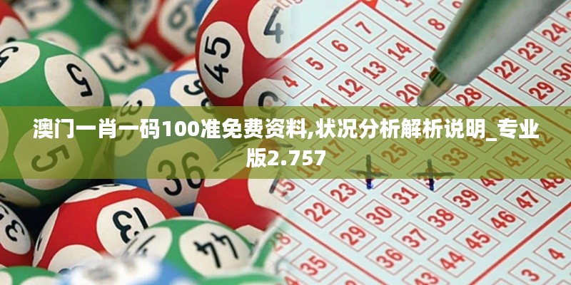 澳门一肖一码100准免费资料,状况分析解析说明_专业版2.757