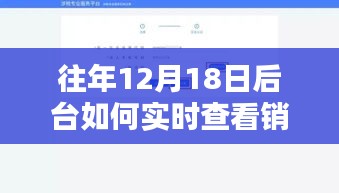 实时查看销售数据，后台操作策略与实操指南（往年12月18日）